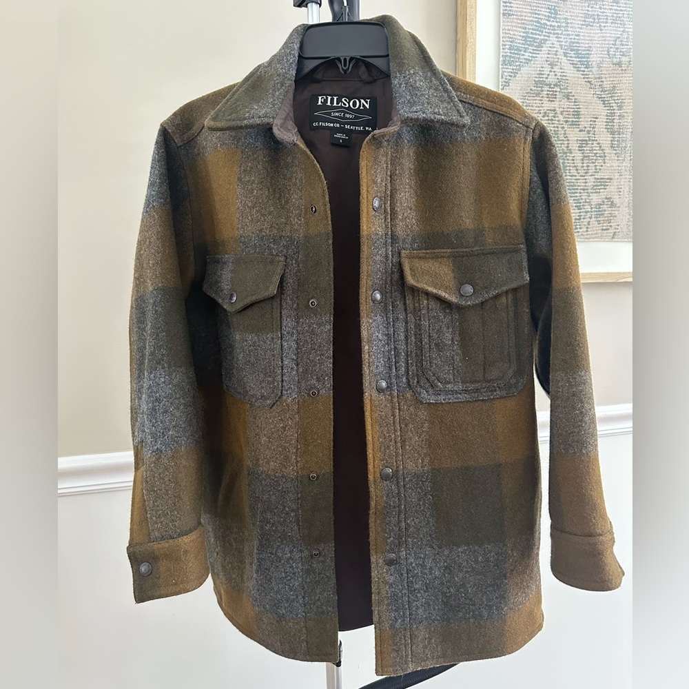Filson Lined Mackinaw Jac-Shirt small